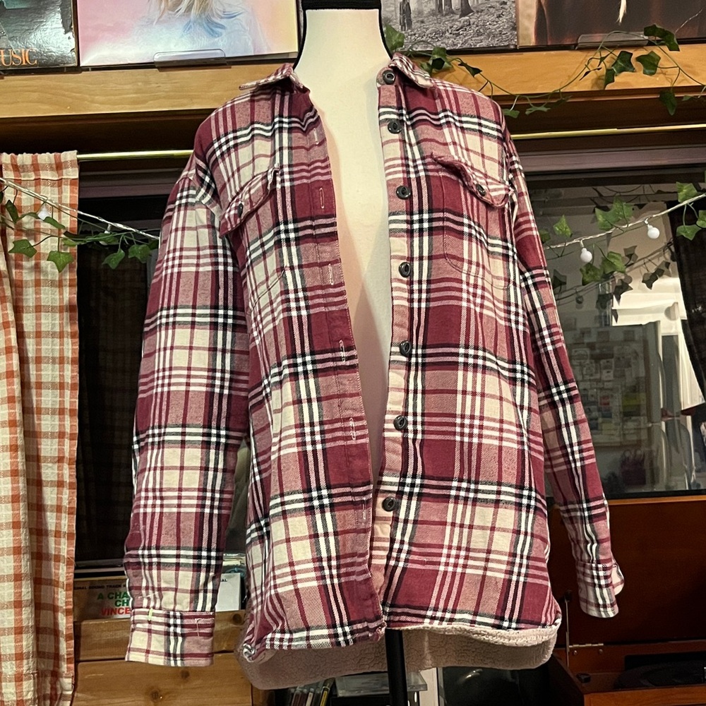 🍄‍🟫Plaid Teddy Bass Jacket🍄‍🟫